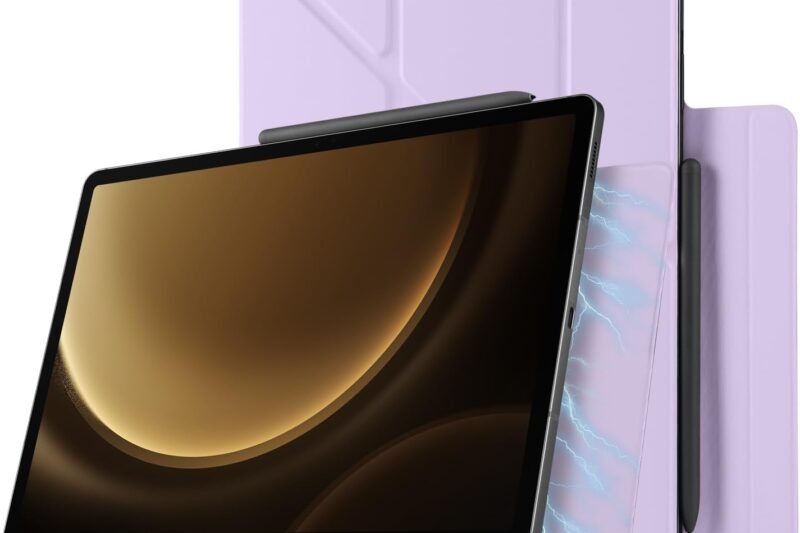 Kompatibel mit Samsung Galaxy Tab S11 Ultra 5G SM-X936B/SM-X930, schlanke, leistungsstarke magnetische Hülle, 4 Standwinkel, stoßfeste Abdeckung mit automatischer Wake-/Sleep-Funktion, unterstützt