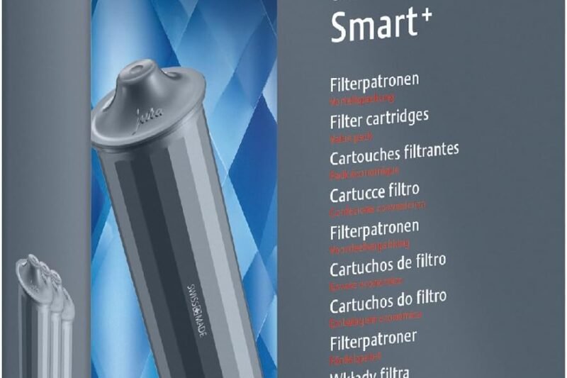 JURA Original – Claris Smart+ Filter Cartridge with Automatic Filter Detection – TÜV-Certified Hygiene – Pack of 3 – 24233