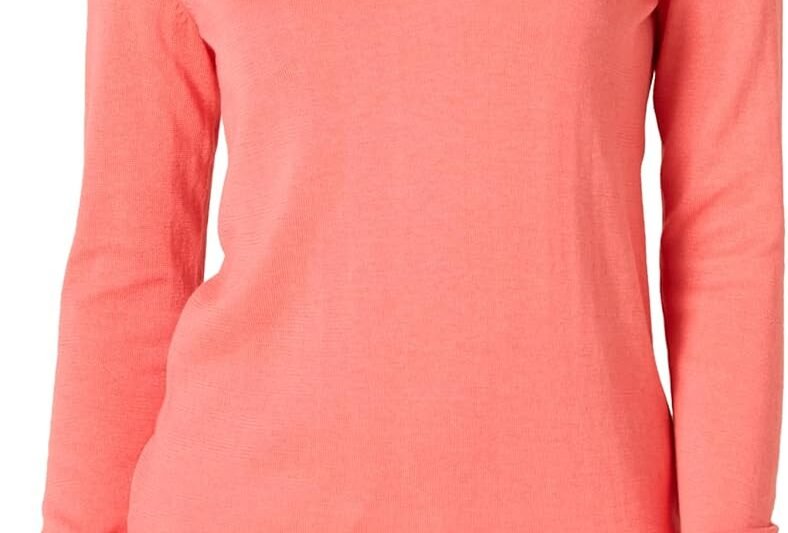Amazon Essentials Women’s Lightweight Long Sleeve V-Neck Pullover, Classic Cut (Available in Plus Sizes)