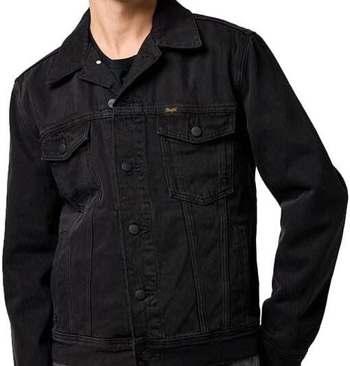 Wrangler Herren Classic Denim Jacket Jeansjacke (1er Pack)